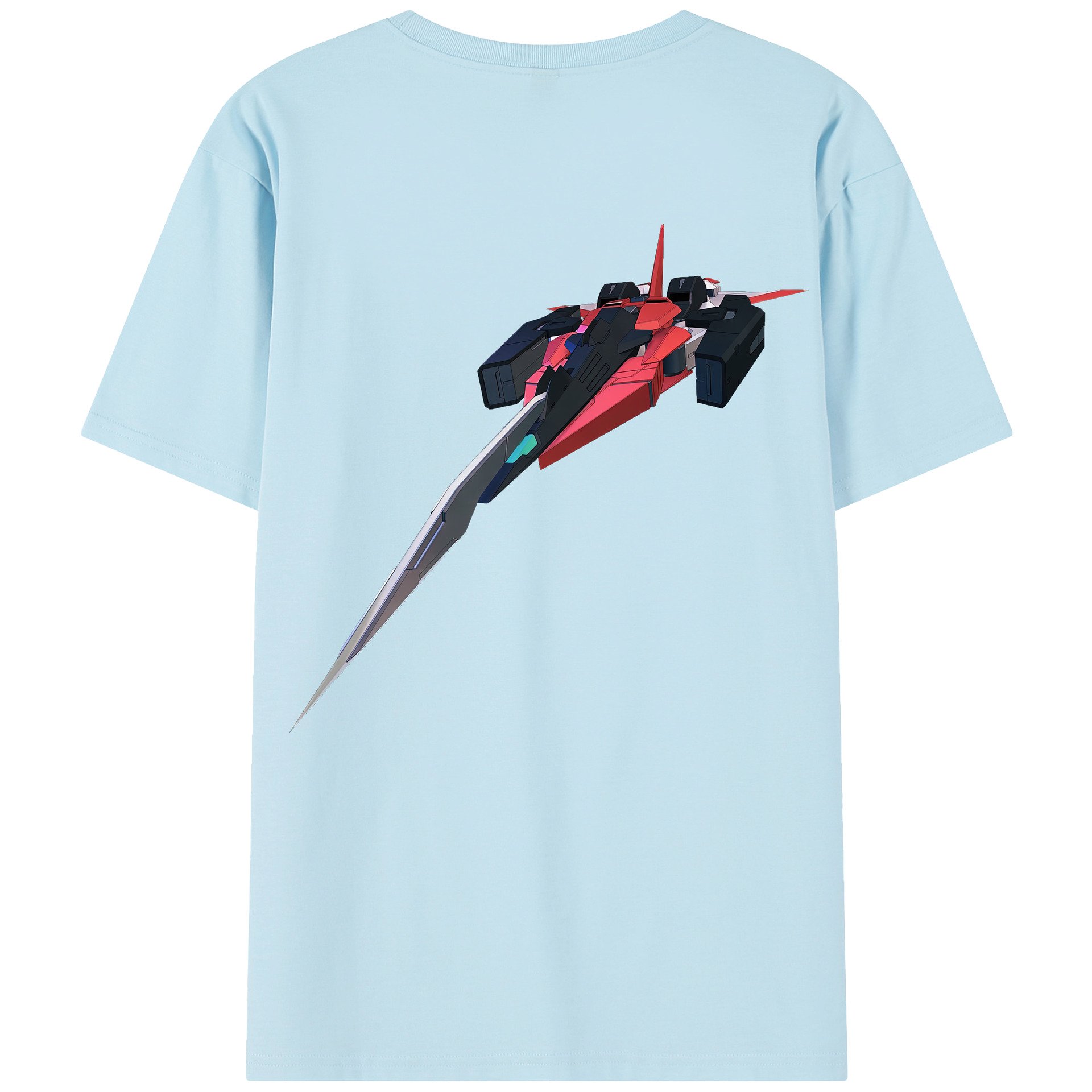 （画像用） 機動戦士ガンダム Mobile Suit Gundam 綿100％半袖Tシャツ（背面プリント）